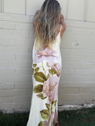 Golden Bloom Maxi Dress - The Salty BabeDresses