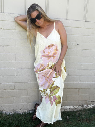 Golden Bloom Maxi Dress - The Salty BabeDresses