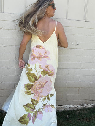 Golden Bloom Maxi Dress - The Salty BabeDresses