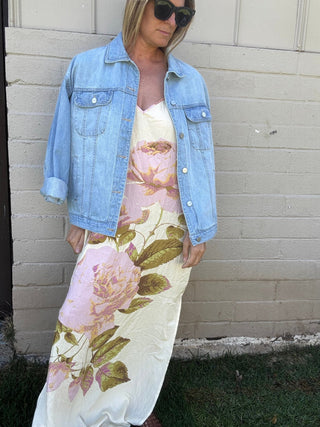 Golden Bloom Maxi Dress - The Salty BabeDresses