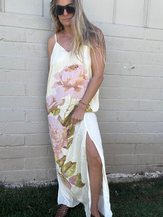 Golden Bloom Maxi Dress - The Salty BabeDresses