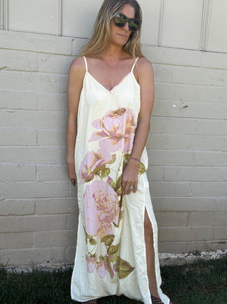 Golden Bloom Maxi Dress - The Salty BabeDresses