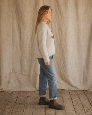 Gone Fishing Sweater - Oatmeal - The Salty BabeSweaters