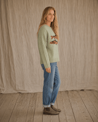 Gone Fishing Sweater - Spring Green - The Salty BabeSweaters