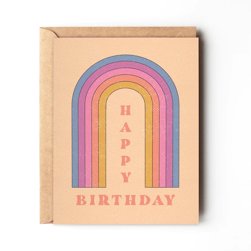 Happy Birthday Rainbow Card - The Salty BabeGift