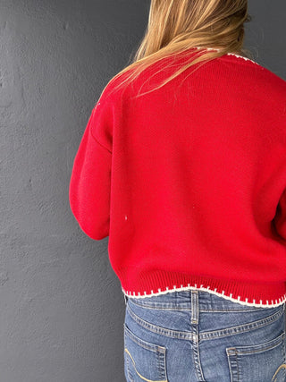 Happy Holidays Sweater - The Salty BabeSweaters