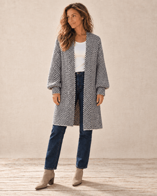 Harbor Herringbone Cardigan | The Salty Babe