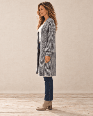 Harbor Herringbone Cardigan | The Salty Babe