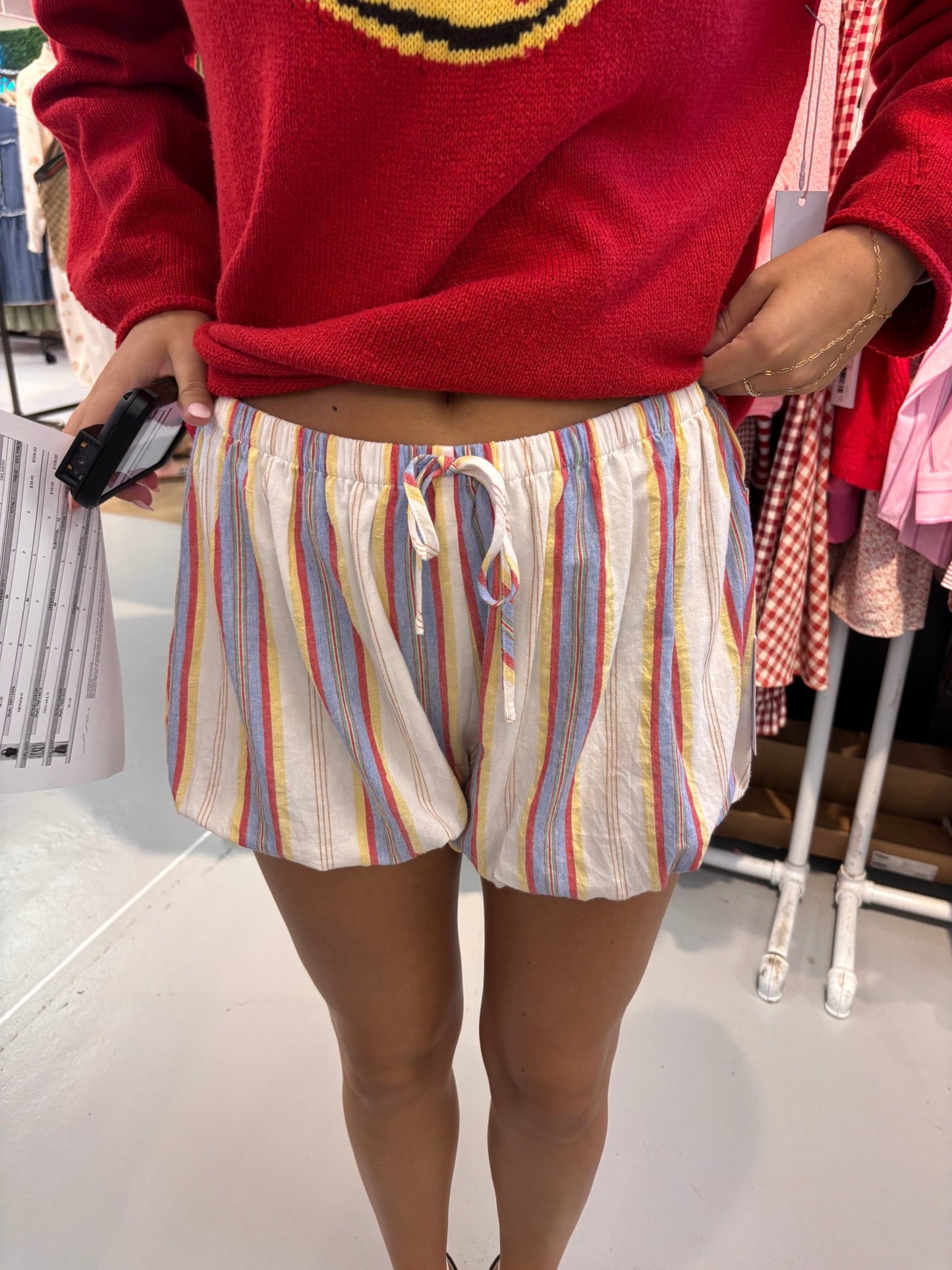 Harbor Hues Striped Shorts - The Salty BabeShorts