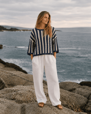 Harbor Stripe Pullover | Après Sea Ranch