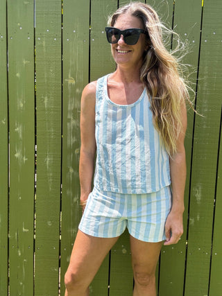 Harbor Stripe Tank - The Salty BabeTank Tops