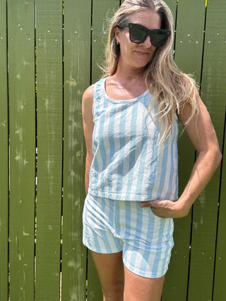 Harbor Stripe Tank - The Salty BabeTank Tops