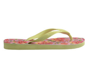 HAVAIANAS Farm Neon Flower Sandal - Matcha - The Salty BabeFootwear