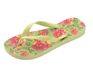 HAVAIANAS Farm Neon Flower Sandal - Matcha - The Salty BabeFootwear
