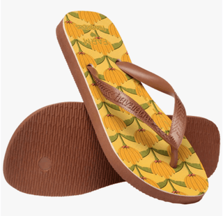 HAVAIANAS Farm Rio Banana Deco Top Sandals - Rust - The Salty BabeSandals