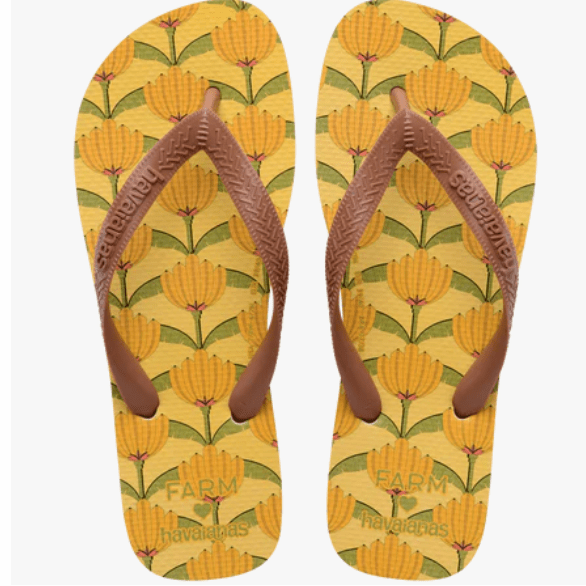 HAVAIANAS Farm Rio Banana Deco Top Sandals - Rust - The Salty BabeSandals