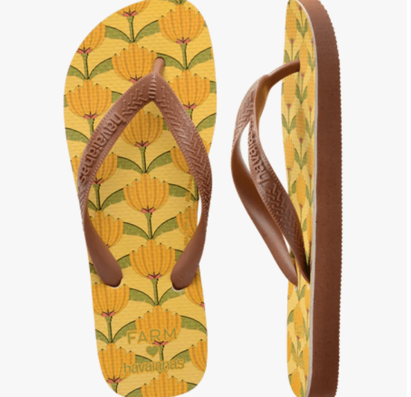 HAVAIANAS Farm Rio Banana Deco Top Sandals - Rust - The Salty BabeSandals