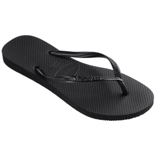 HAVAIANAS Slim Flip Flops - Black - The Salty BabeFootwear
