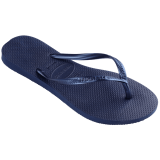 HAVAIANAS Slim Flip Flops - Navy Blue - The Salty BabeFootwear