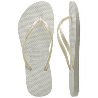 HAVAIANAS Slim Flip Flops - White - The Salty BabeFootwear