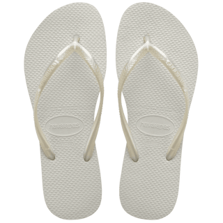 HAVAIANAS Slim Flip Flops - White - The Salty BabeFootwear