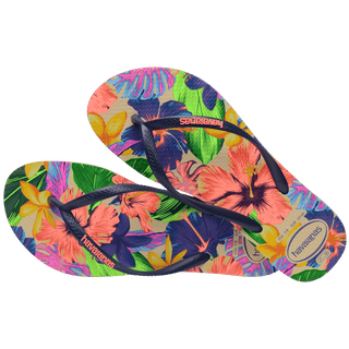 HAVAIANAS Slim Floral Neon sandal - The Salty BabeFootwear