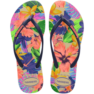 HAVAIANAS Slim Floral Neon sandal - The Salty BabeFootwear