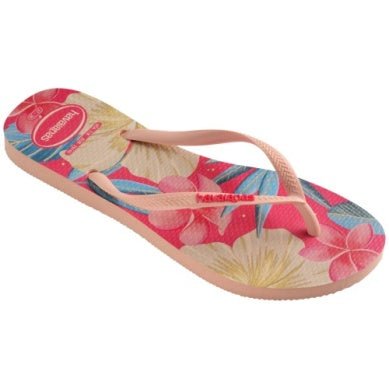 HAVAIANAS Slim Floral sandal - Pink/Pink - The Salty BabeFootwear