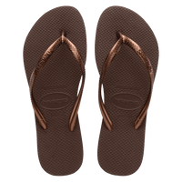 HAVAIANAS Slim Sandal - Dark Brown Metallic - The Salty BabeFootwear