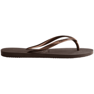 HAVAIANAS Slim Sandal - Dark Brown Metallic - The Salty BabeFootwear