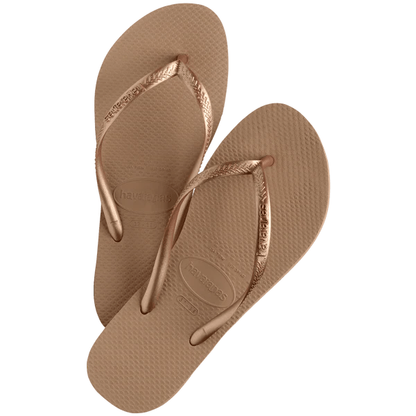HAVAIANAS Slim Sandal -Rose Gold - The Salty BabeFootwear