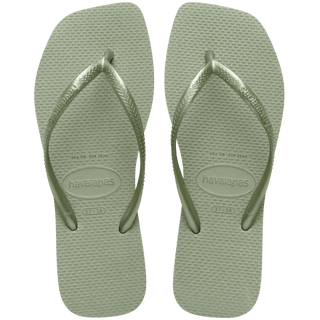 HAVAIANAS Slim Square Flip Flops - Light Green - The Salty BabeSandals