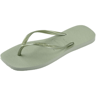 HAVAIANAS Slim Square Flip Flops - Light Green - The Salty BabeSandals