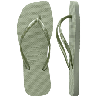 HAVAIANAS Slim Square Flip Flops - Light Green - The Salty BabeSandals