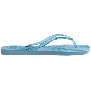 HAVAIANAS Slim Square Jelly Flip Flops - Light Blue - The Salty BabeSandals
