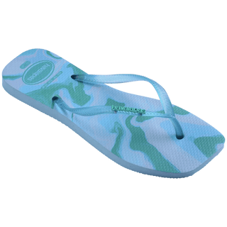 HAVAIANAS Slim Square Jelly Flip Flops - Light Blue - The Salty BabeSandals