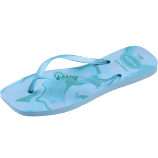 HAVAIANAS Slim Square Jelly Flip Flops - Light Blue - The Salty BabeSandals