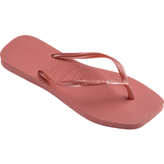 HAVAIANAS Slim Square Logo Pop Up Flip-Flop - Canyon Clay - The Salty BabeSandals