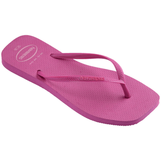 HAVAIANAS Slim Square Logo Pop Up Flip - Flop - Rose Gum - The Salty BabeSandals