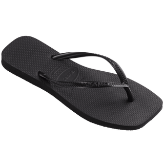 HAVAIANAS Slim Square Sandal - Black - The Salty BabeFootwear