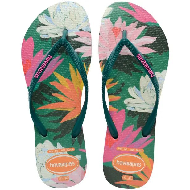 HAVAIANAS Slim Summer Bliss Sandal - Pantanal Green - The Salty BabeFootwear