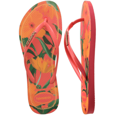 HAVAIANAS Slim Tropical Sandal - Tropical Coral - The Salty BabeFootwear
