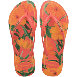 HAVAIANAS Slim Tropical Sandal - Tropical Coral - The Salty BabeFootwear
