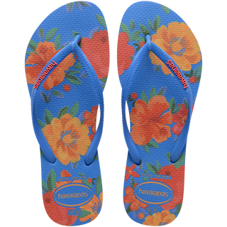 HAVAIANAS Summer Bliss Slim Flip Flops - Blue - The Salty BabeSandals