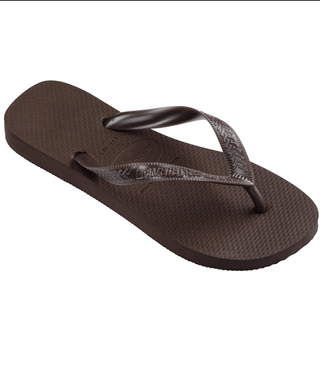 HAVAIANAS Top Tiras Dark Brown Sandal - The Salty BabeFootwear