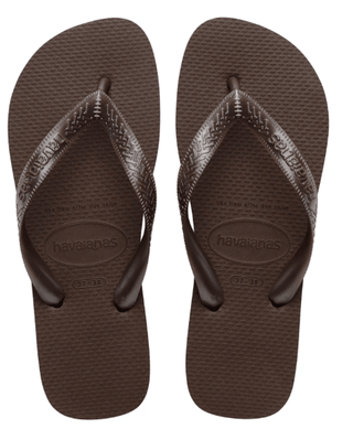HAVAIANAS Top Tiras Dark Brown Sandal - The Salty BabeFootwear