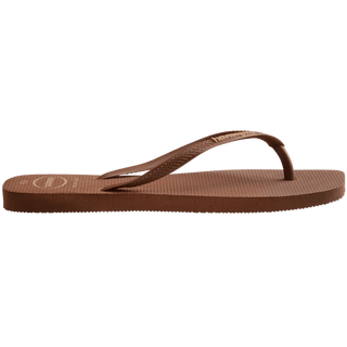 HAVAINAS Slim Square Logo Pop Up Flip Flops - Rust - The Salty BabeSandals