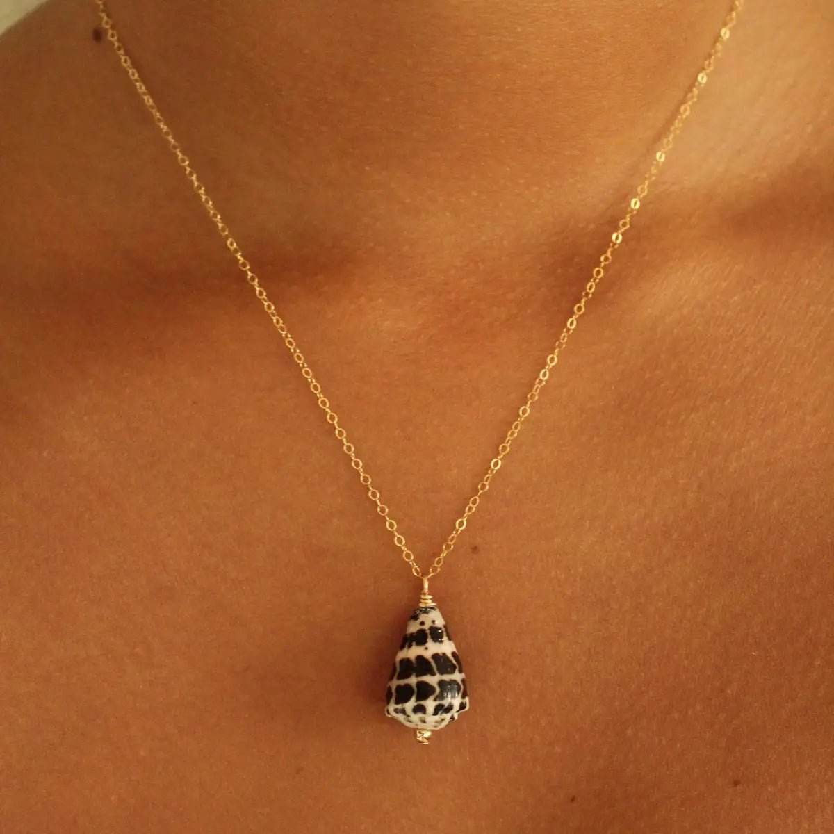 Hebrew Cone Gold Necklace - The Salty BabeJewelry