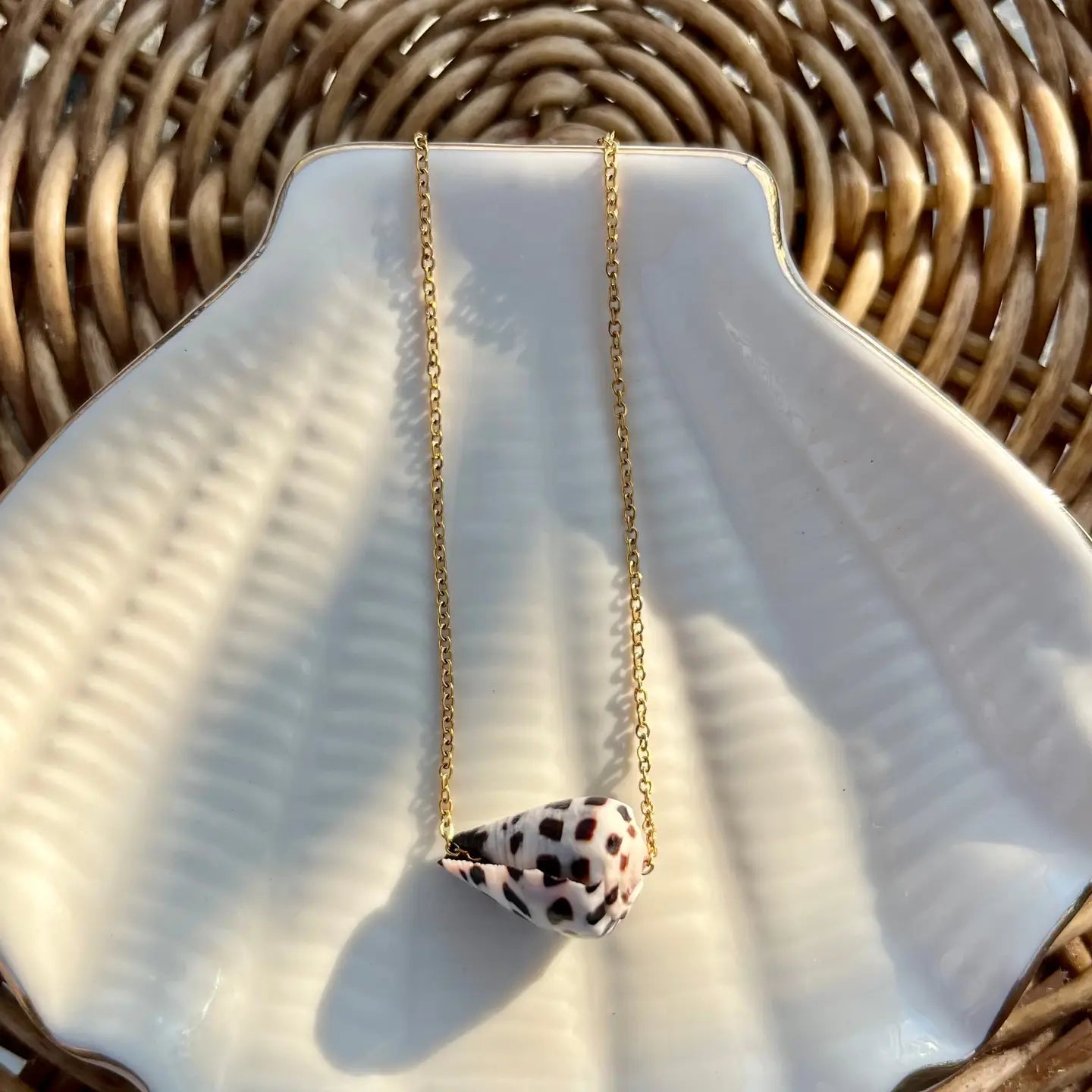 Hebrew Cone Shell Necklace - The Salty BabeJewelry