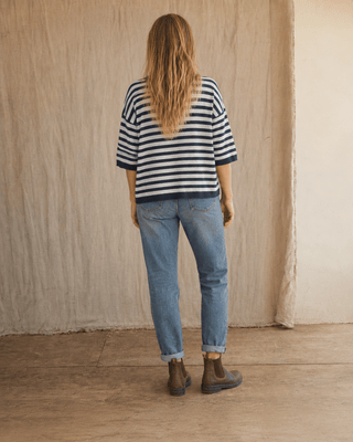Heritage Stripe Relaxed Knit Sweater - The Salty BabeSweaters
